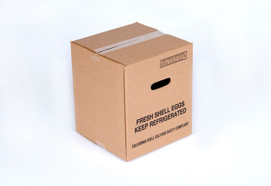 Half case egg carton box